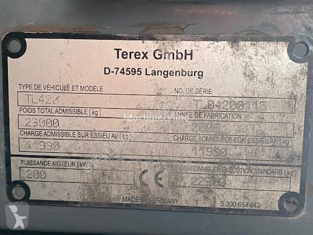 Læssemaskine Terex