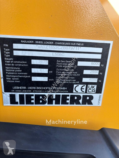 Pala cargadora Liebherr L506