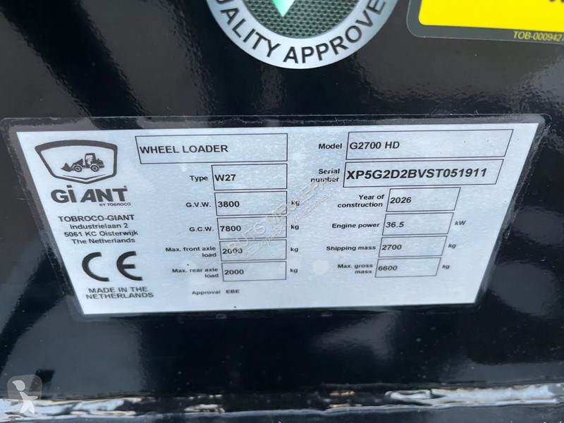 Læssemaskine Giant G2700 HD