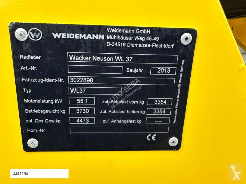 Nakladač Weidemann WL37