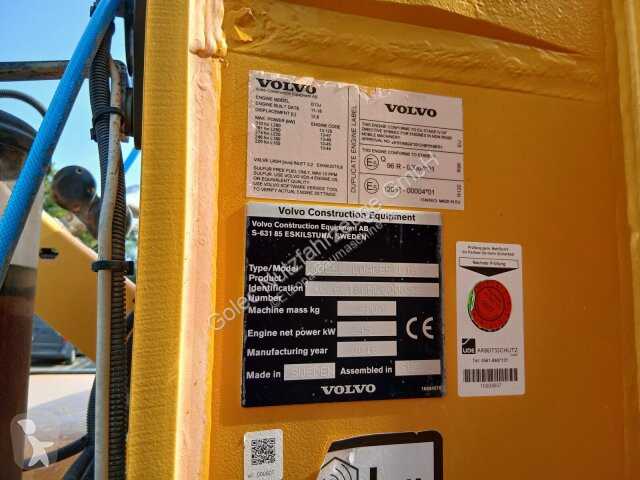 Læssemaskine Volvo L180H Radlader 29,7 t *Waage...