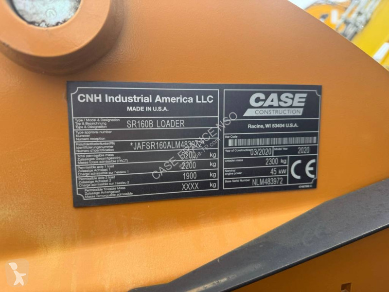 Rakodógép Case SR 160 B