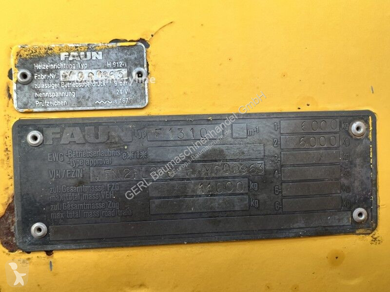 Lastare Faun F 1310