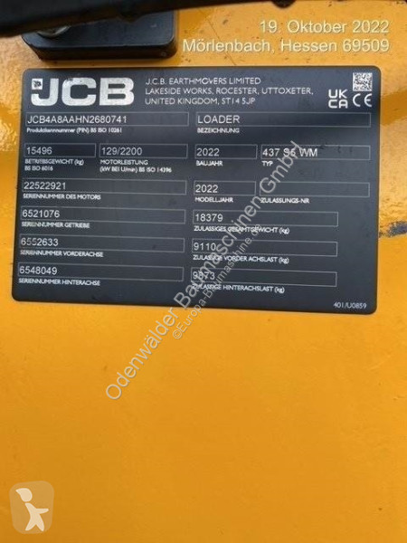 Shovel JCB 437 Wastemaster