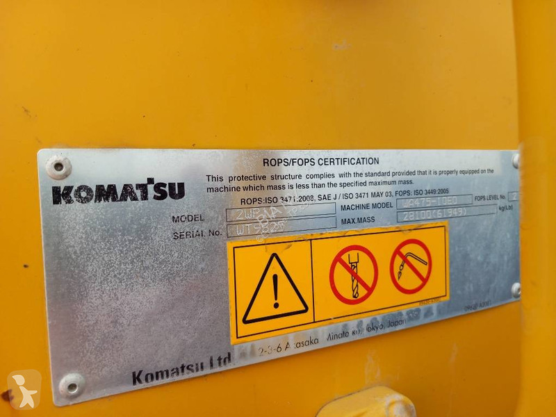 Shovel Komatsu WA475-10
