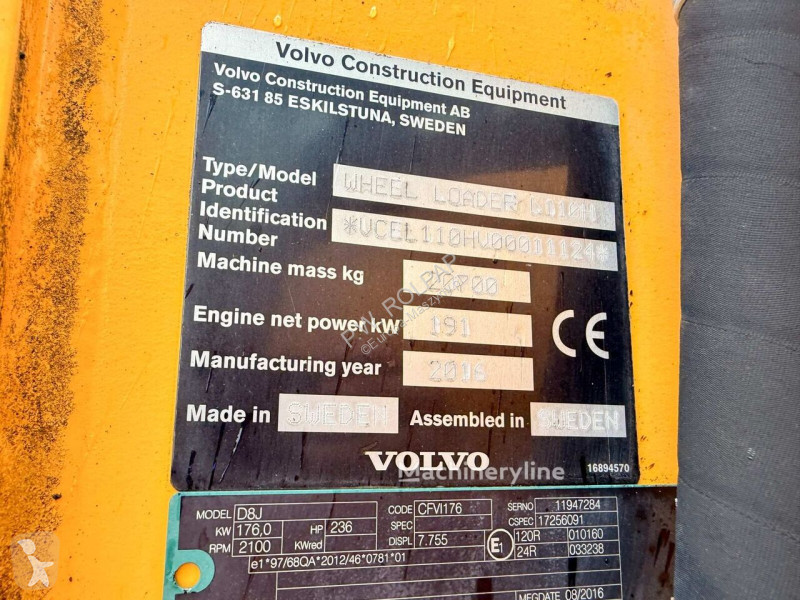 Incarcator Volvo L110H