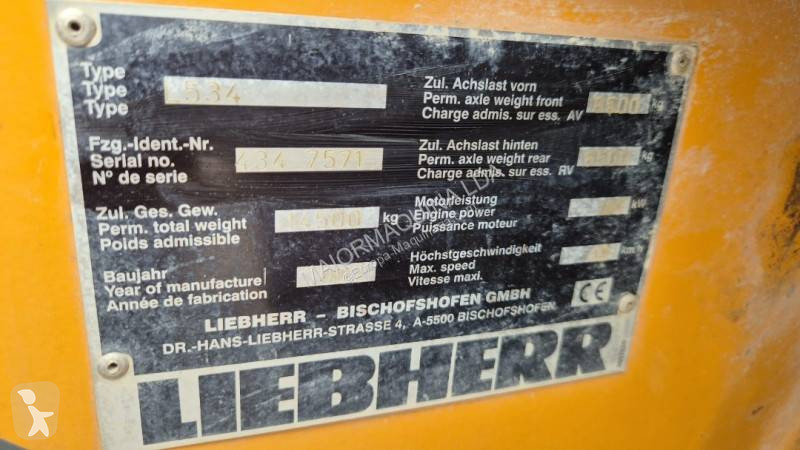 Nakladač Liebherr 534