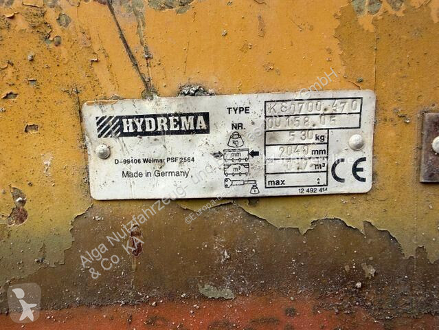 Læssemaskine Hydrema Klappschaufel,...