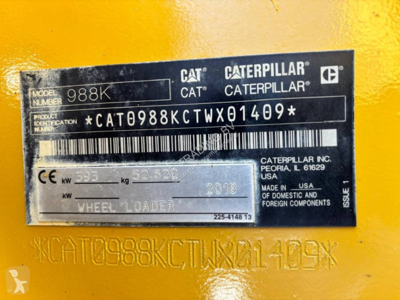 Pala cargadora Caterpillar 988 K (CE + EPA /...