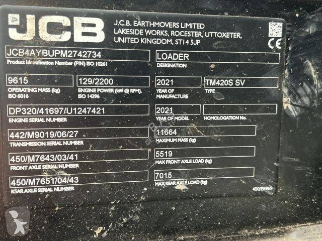 Læssemaskine JCB CHARGEUSE TM 420 S FULL OPTION