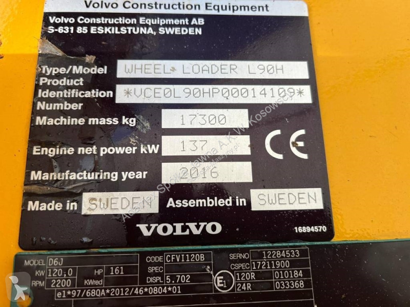 Pala Volvo H