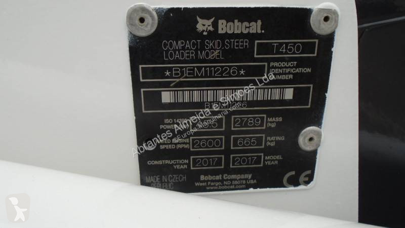 Pá carregadora Bobcat T 450