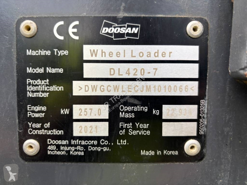 Shovel Doosan 420-7 (CDC)