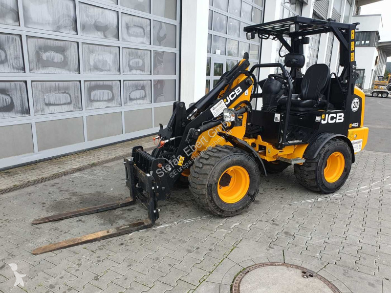 Læssemaskine JCB Klappdach / Schaufel + Gabel /...