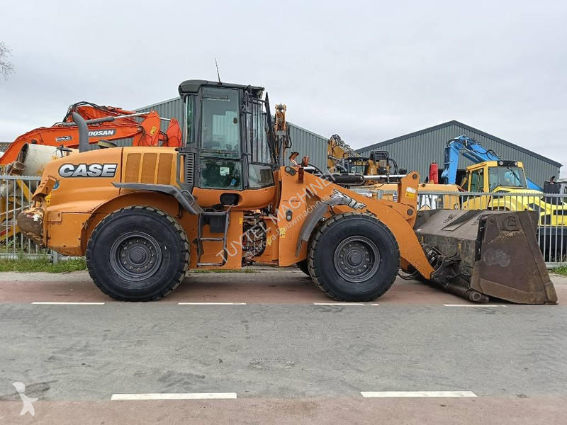 Læssemaskine Case shovel wiellader loader airco