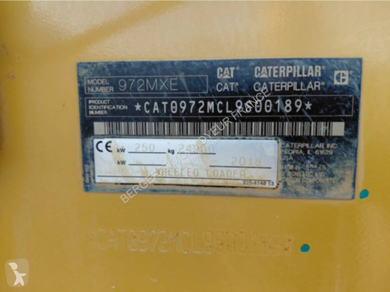 Pá carregadora Caterpillar 972M XE