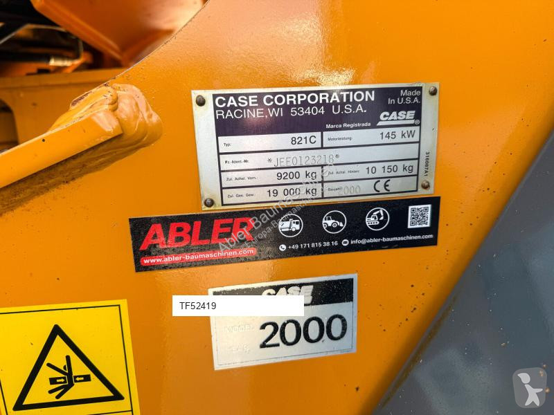 Pala cargadora Case Klima Zentralschmierung