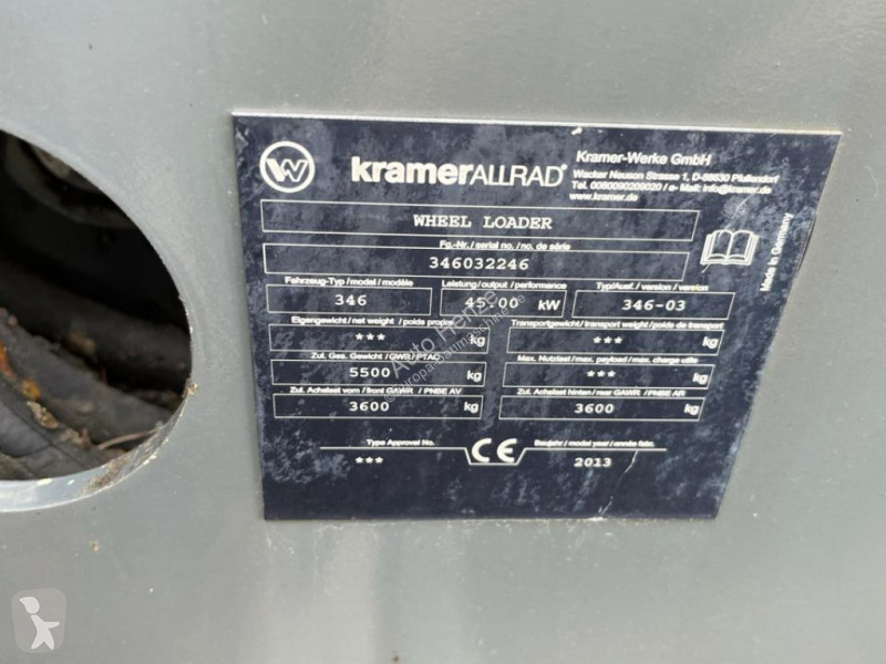 Læssemaskine Kramer Radlader 750 Allrad...