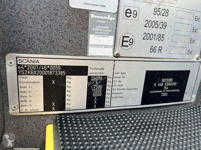 Autocar Scania K 440 i6 6x2*4 50+1+1 SEATS / AC...
