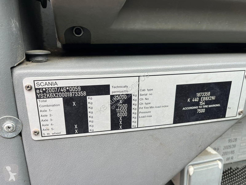 Autocar Scania K 440 PB 6x2*4 50 SEATS / AC /...