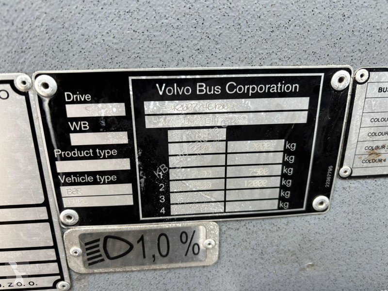 حافلة Volvo B8R 9500 4x2 AC / AUXILIARY HEATING...