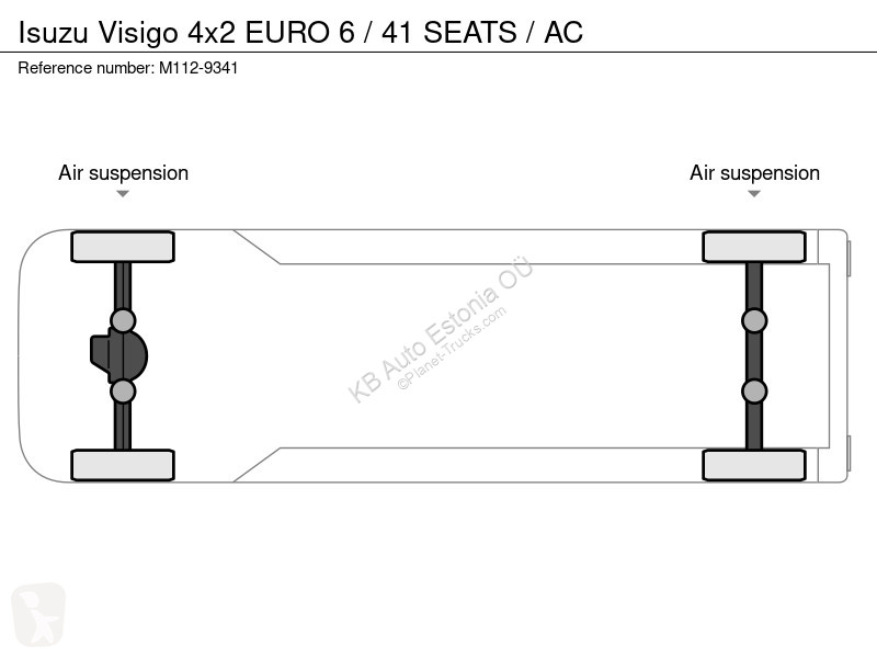 Autokar Isuzu Visigo 4x2 EURO 6 / 41 SEATS / AC