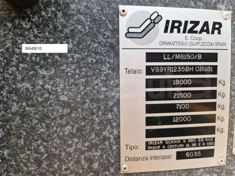 Междуградски автобус Irizar