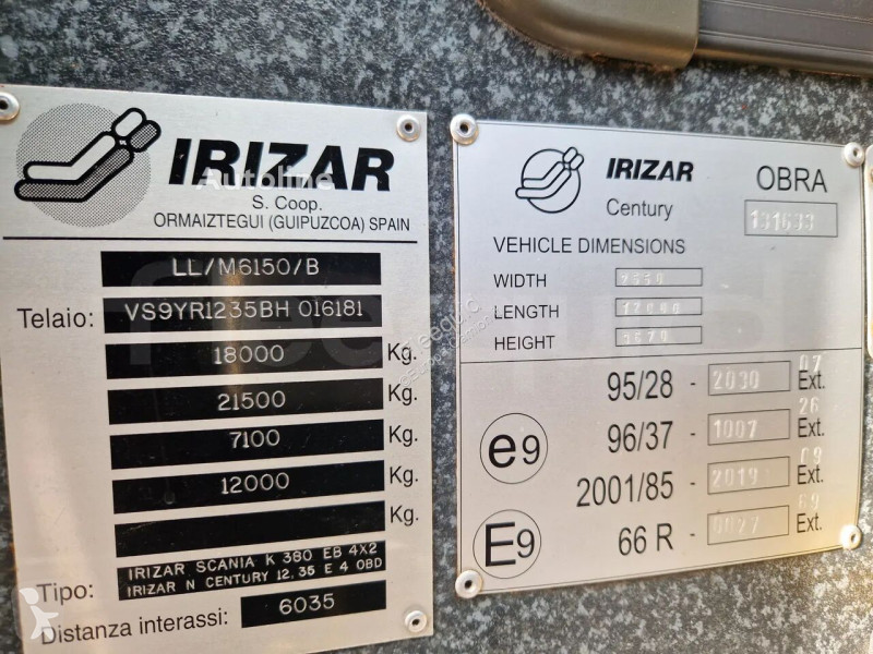 Междуградски автобус Irizar