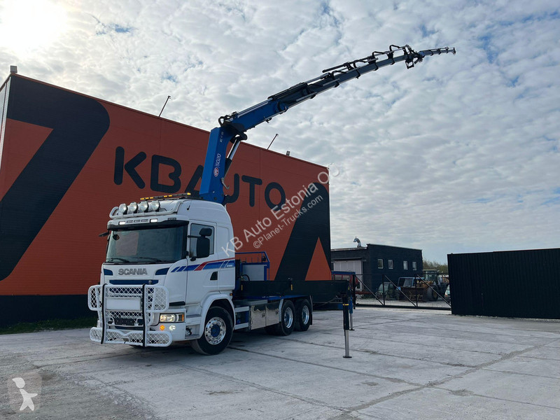 Traktor Scania 490 6x2 HMF 5020 K6 + JIB /...