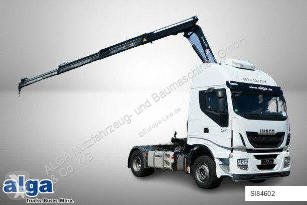 Traktor Iveco 460 4x2, Kran HMF 1320K3, Hydr.,...