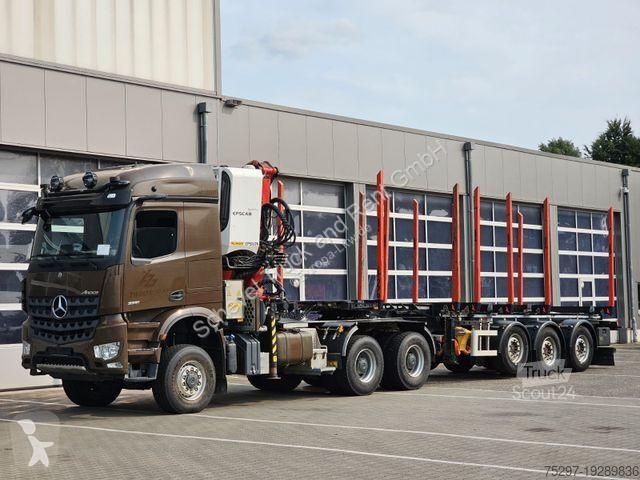 Traktor Mercedes 3351 Langholz EPSILON-Kran...