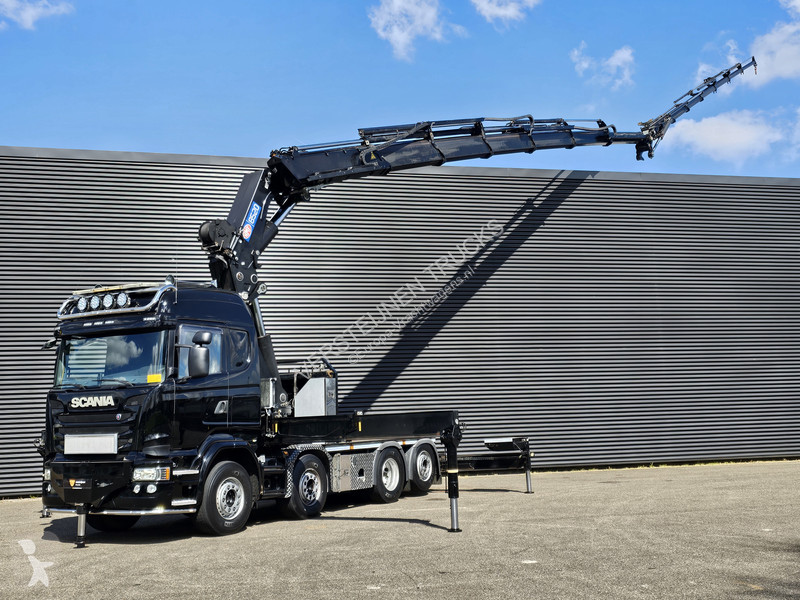 Traktor Scania 490 8x2 / HMF 85 T/M CANE +...