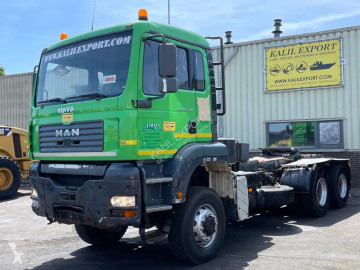 Влекач MAN 33.480 TGA Heavy Duty Tractor 6x6 Full Spring Suspension Manuel Gearbox Hydraulic Kit Good Condition