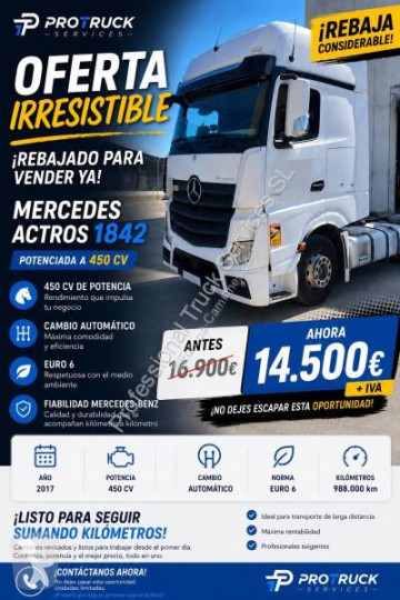 Влекач Mercedes Actros 1842