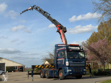 Влекач DAF 480 XF 6x2 TRACTOR WITH 60 T/M CRANE FASSI!! FLYJIB/WINCH