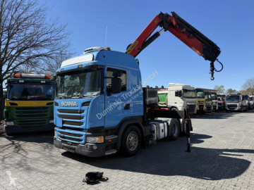 Влекач Scania G G450 6X2 Kran Palfinger PK 26002