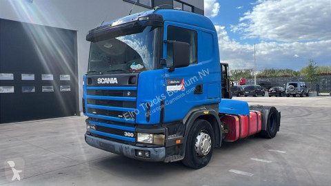 Влекач Scania P114 - 380 (FOR PARTS / ENGINE GEARBOX RUNNING / ELECTRICAL PROBLEM)