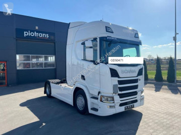 Влекач Scania L R500 / PODUSZKI FULL / RETARDER / KLIMA POSTOJOWA