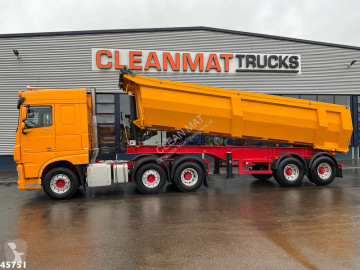 DAF XF FTG 530 6x2 Euro 6 ZF Intarder Kiphydrauliek + OVA 2-assige kipoplegger 32m³ tractor unit