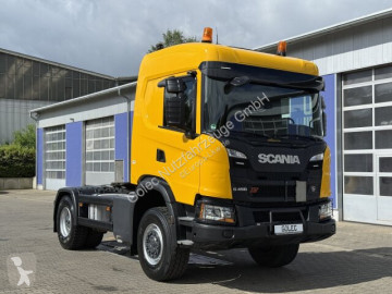 Влекач Scania L G 450 XT 4x4 Euro 6 SZM Kipphydraulik Blatt /Luft