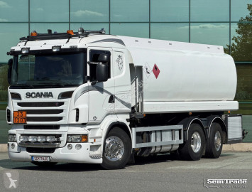 Cabeza tractora Scania L R500 V8 EURO 5 FU AIR 6X2 FU ADR FUE DIESE TANK TRUCK TOP CONDITION BEGIUM-TRUCK