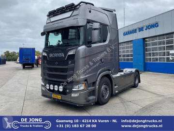 Scania G S660 V8 NS / Retarder / Full Air / 2x Tank / Ful Spoiler / Stand Airco tractor unit