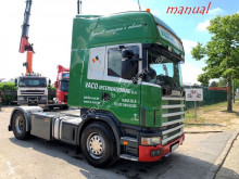 Cabeza tractora Scania 124L-420 TOPLINE - MANUAL GRS900 3+3 - A/C - 2 DIESELTANKS - - VERY CLEAN BELGIAN TRUCK nueva