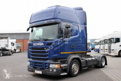 Cabeza tractora convoy excepcional Scania R 450 Topline Standklima LDW ACC 2xTank