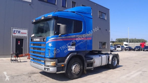 Cabeza tractora Scania 124 - 400 (MANUAL PUMP & MANUAL GEARBOX / POMPE MANUEL & BOITE MANUELLE) usada