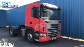 Cabeza tractora Scania G 420 productos peligrosos / ADR accidentada