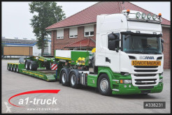 Scania flatbed tractor-trailer R 580, Schwelast 130t, + Faymonville complete