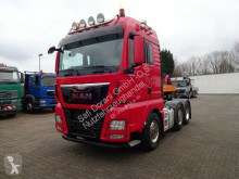 Cabeza tractora convoy excepcional MAN 26.440 SZM TGX 6x2 Kipphydr. Tieflader geeignet
