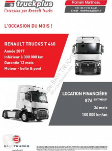 Tracteur Renault T-Series 460 T4X2 E6