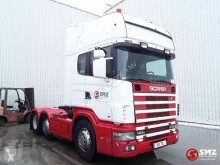 Cabeza tractora Scania 144 530 Topline twinsteer manual usada